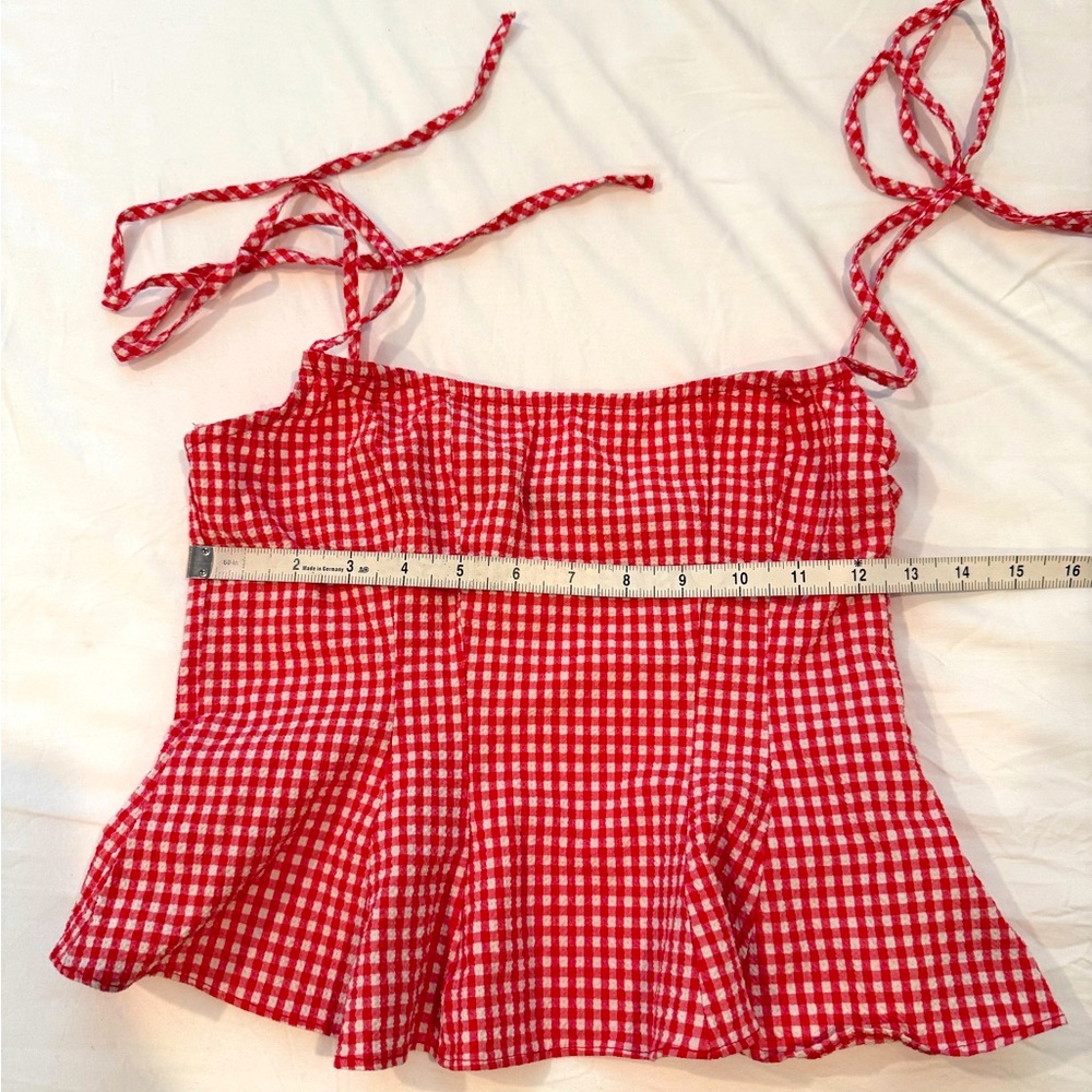 Gingham Cami Top